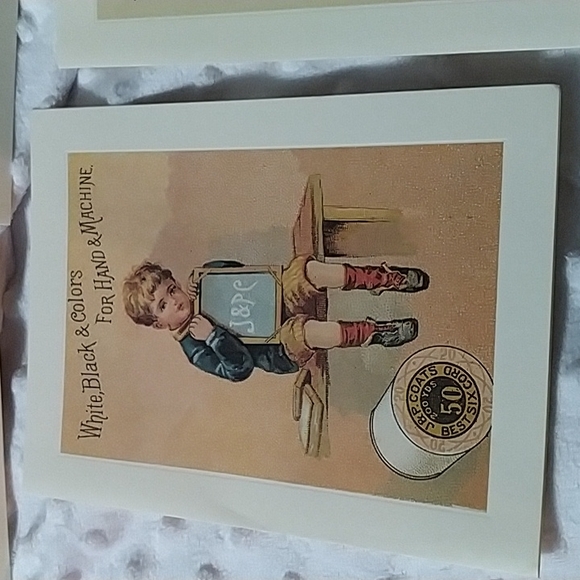 Coats and Clark stationary set of 5 - Picture 2 of 7